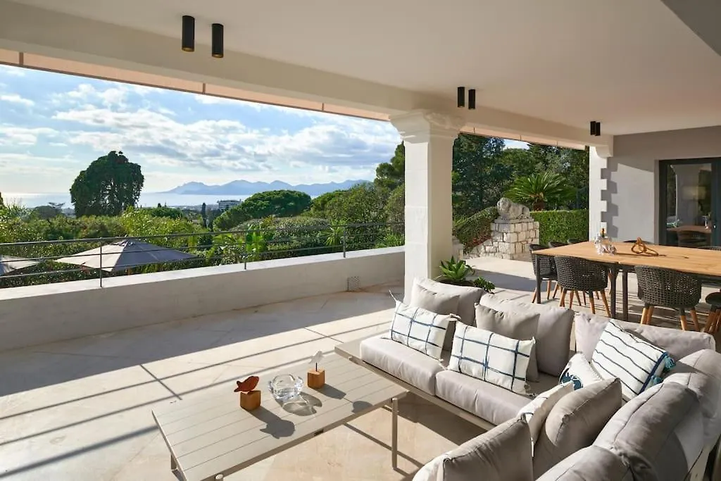 Cannes Magnifique Villa Vue Mer Basse Californie Frankrike